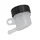 BOCAL/RESERVOIR DE MAITRE CYLINDRE DE FREIN UNIVERSEL ROND (SORTIE SUR LE COTE)  -P2R-