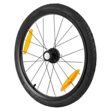 ROUE REMORQUE VELO 20" MOYEU FUSEE RAYON AVEC PNEU + CHAMBRE (GAUCHE) - POUR REMORQUE 161054