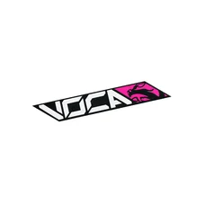 AUTOCOLLANT/STICKER VOCA RACING 110x40 mm ROSE (VENDU A L'UNITE)
