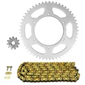 CHAIN AND SPROCKET KIT FOR DERBI 50 SENDA SM DRD RACING 2011>2017, DRD SM 2012>2017  420  11x53  (OEM SPECIFICATIONS)  -AFAM-