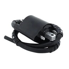 IGNITION COIL FOR MOTORBIKE YAMAHA 535 VIRAGO 1987>2003, 650 DRAGSTAR CLASSIC 1998>2006  (JAPANESE COIL F6T541 - 12V - 2 TERMINALS)  -SELECTION P2R-