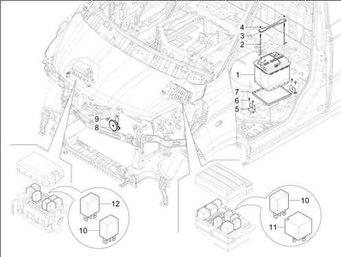 04_Relais - Batterie - Avertisseur sonore
