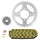 CHAIN AND SPROCKET KIT FOR SUZUKI 125 GN 1997>2001  428  14x41  (REAR SPROCKET Ø 58/78/8.5)  (OEM SPECIFICATIONS)  -AFAM-