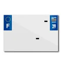 PLASTIC STRIP FOR PVC LICENSE PLATE WITH BUSINESS NAME (MOTORBIKE FORMAT 210X145)-DEPT 29/EUROPE (SOLD PER UNIT)