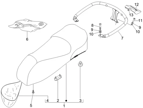 Selle/sieges - Trousse à outils