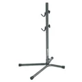 PRESENTOIR/SUPPORT 1 VELO PIED GIST NOIR DEMONTABLE FIXATION SUR BASE ARRIERE
