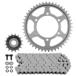 KIT CHAINE ADAPTABLE TRIUMPH 765 STREET TRIPLE R, RS, S 2017>2022 525 16x46 (DIAM COURONNE 106/125/10.5) (DEMULTIPLICATION ORIGINE) -JT SPROCKETS/DID