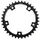 CHANRING FOR ROAD BIKE-5 arms- 36T.  Ø110  CAMPAGNOLO ULTRA TORQUE "INNER" GRIS THREADED -ALUMINIUM- MICHE 11 Speed