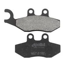 BRAKE PADS -POLINI FOR PEUGEOT 250 GEOPOLIS, 250 SATELLIS / PIAGGIO 125-250 BEVERLY, 125-250 X-EVO / SYM 125 SYMPHONY  (L 96.8mm - 77mm - H 41.2mm - thk9mm)  (174.0041)  (ORIGINAL)