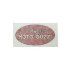 AUTOCOLLANT/STICKER/DECOR DE RESERVOIR "MOTO-GUZZI" GAUCHE ORIGINE PIAGGIO MOTO-GUZZI 750 NEVADA, 1100 CALIFORNIA VINTAGE  -977337-