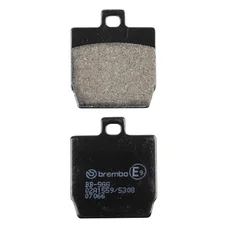 PLAQUETTE DE FREIN BREMBO POUR MBK 50 NITRO 1997>2010 AR, STUNT 2000>2010 AV/YAMAHA 50 AEROX 1997>2019 AR, SLIDER 2000>2005 AV/CPI 50 GTS 2002>2003 AR (SCOOTER CARBONE CERAMIQUE) -07066