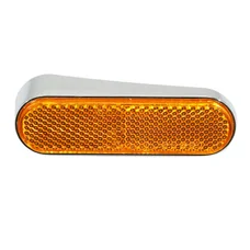 REFLECTOR - LEFT- "PIAGGIO GENUINE PART" 50-125 VESPA LX, PRIMAVERA, VESPA-S, SPRINT, 125-250-300 VESPA GTS  -584083-
