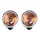 CLIGNOTANT SCOOT ADAPTABLE KYMCO 50-125 AGILITY ARRIERE TRANSPARENT/NOIR (HOMOLOGUE CE) (PAIRE)  -P2R-