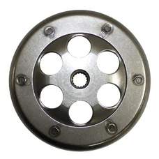 CLOCHE D'EMBRAYAGE SCOOT ADAPTABLE SCOOT 50 CHINOIS 50 2T/CPI 50 ARAGON, HUSSAR, OLIVER, POPCORN/KEEWAY 50 F ACT, FOCUS, HURRICANE, MATRIX (DIAM 112 mm)  -P2R-