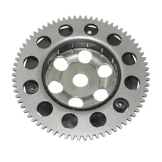 ROUE LIBRE DE DEMARREUR SCOOT ADAPTABLE MBK 50 BOOSTER, NITRO, MACH G, OVETTO 2T, STUNT / YAMAHA 50 BWS, AEROX, JOG R, NEOS 2T, SLIDER / APRILIA 50 SR (COURONNE ET ROUE LIBRE)  -P2R-