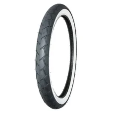 TYRE FOR MOPED 17''  2.25-17 (2 1/4-17) MITAS -WHITE SIDEWALL- MC11 TT 39J REINF