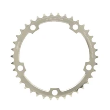 PLATEAU ROUTE 5BRA D.130 MICHE 38DTS INTERIEUR TYPE SHIMANO ARGENT 9/10V.