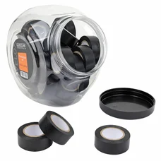 RUBAN DE GUIDON / CINTRE VELOX PLASTADER NOIR 20mm x 8M (JARRE DE 30 ROULEAUX)