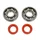 BEARING FOR CRANKSHAFT+SEALS FOR SCOOT P2R FOR PEUGEOT 50 LUDIX, SPEEDFIGHT 3, JET FORCE, KISBEE/DJANGO 2STROKE (KIT 6204 FAG STEEL C3/RED RACING SEAL)