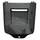 FRONT ENGINE COVER (TRAPDOOR) FOR SCOOT REPLAY DESIGN EDITION FOR MBK 50 BOOSTER 2004>/YAMAHA 50 BWS 2004> -BLACK- GLOSS