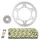 KIT CHAINE ADAPTABLE YAMAHA 300 MT03 2016>2023, YZF R3 2015>2020  520  14x43  (DEMULTIPLICATION ORIGINE)  -AFAM-