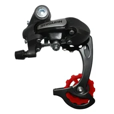DERAILLEUR-REAR-FOR MTB- P2R SAIGUAN 6/7Speed. LONG CAGE TO SCREW  (COMPATIBLE SHIMANO)