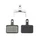PLAQUETTE DE FREIN VTT SHIMANO DEORE M515,M525,M495,M475,M465,M486 (RESINE) (PAIRE SUR CARTE) - COMPATIBLE VAE