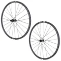 ROUES ROUTE / GRAVEL DISQUE 700 DT SWISS ROAD P1600 TUBELESS CENTERLOCK 12/142 ET 12/100mm SRAM XDR 12V NOIR (HAUTEUR 23mm) JANTE 22C (VENDU A LA PAIRE) + KIT TUBELESS + PLAQUETTES DE FREIN