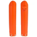 UPPER FORK PROTECTORS - POLISPORT FOR KTM SX, SX-F, XC, XC-F 2015>, EXC, EXC-F 2016 ORANGE (PAIR)
