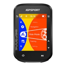 GPS / COMPTEUR IGPSPORT BSC100S AVEC VITESSE, ALTIMETRE, TEMPERATURE  COMPATIBLE STRAVA - Option : CAPTEUR CADENCE, VITESSE ET CARDIO - LIVRE AVEC ETUI SILICONE PROTECTION BHB100