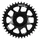 CHAINRING FOR EBIKE DIRECT MOUNT FOR BOSCH MICHE XM 38 Teeth- SINGLE 4th GENERATION BLACK