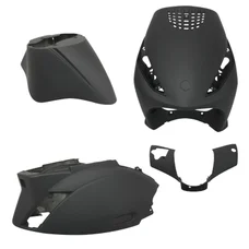 FAIRINGS/BODY PARTS FOR SCOOT PIAGGIO 50 ZIP 2000> MATT BLACK (4 PARTS KIT)  -P2R-