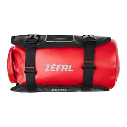 SACOCHE DE CINTRE/GUIDON VELO ZEFAL Z ADVENTURE F5 ROUGE ETANCHE FIXATION AUTO-AGRIPPANTES / CLIPS (L 150 x L 380 x h 150mm - 5LITRES) CHARGE MAXI 4kgs