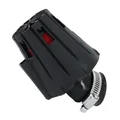 FILTRE A AIR REPLAY E5 BOX NOIR MOUSSE ROUGE FIXATION COUDE 45° DIAM 35/28