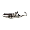 POT SCOOT YASUNI Z VERNI POUR PIAGGIO 50 ZIP 2T, TYPHOON, NRG/GILERA 50 STALKER, RUNNER, DNA  (SILENCIEUX NOIR)  -TUB418B-