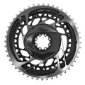 PLATEAU ROUTE DIRECT MOUNT POUR SRAM ORIGINE 48/35DTS INTERIEUR+EXTERIEUR RED 2x12V. ALU NOIR