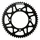 REAR CHAIN SPROCKET FOR BETA 50 RR ENDURO 2006>2018, 50 RR MOTARD 2005>2018, 50 RR STANDARD 2005>2008  420  53 Teeth  BLACK - ALU CNC (Ø 108/123/6.5)  -STAGE 6-