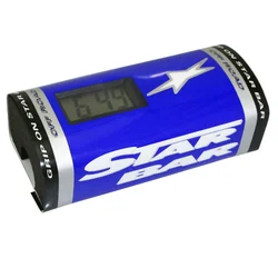 BAR PAD  - MOTO CROSS STAR BAR BOOSTER CHRONO BLUE- WITH INTEGRATED TIMER.
