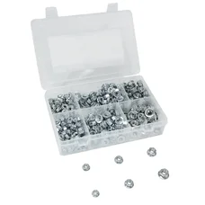 STEPPED NUT M6 - M8 - M10 - 1/4" - 5/16" - 3/8" (RANGE OF 310 PARTS IN BOX)  -P2R-