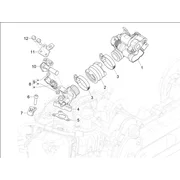 Boîtier papillon - Injecteur - Raccord d'admission