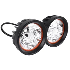 ECLAIRAGE/PHARE A LED POUR TROTTINETTE ORIENTABLE (x2) (AVEC FIXATION)  -SELECTION P2R-