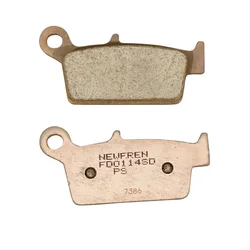 BRAKE PADS NEWFREN FOR GAS GAS 300 EC 2000>2010 Rear SUZUKI 250 RM 1996>2008 Rear YAMAHA 250 WR X 2008>2013 Rear  (L 75mm - H 36mm - thk 10.5mm)  (FD0114SD)  (DIRT SINTERED)
