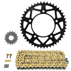 KIT CHAINE ADAPTABLE YAMAHA 900 MT-09 2021>2023  525  16x45  (DIAM COURONNE 112/138/10.5)  (DEMULTIPLICATION ORIGINE)  -AFAM-