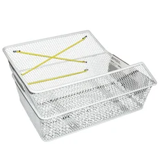 CORDON ELASTIQUE POUR PANIER MAILLE JAUNE FLUO (PAR 3) POUR FIXER CHARGEMENT