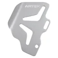 REAR BRAKE CYLINDER PROTECTION PLATE 50 WITH ARTEK UNIVERSAL BOX 40-50 mm CNC ALU SILVER