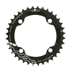 CHAINRING FOR E/BIKE- 36T.  Ø104 FOR YAMAHA SYSTEM BLACK MICHE -4 ARMS -ALUMINIUM- 7075