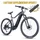 VELO ELECTRIQUE/VAE VTT 29 LEADER FOX KENT 2025 GRIS MAT 9V MOTEUR CENTRAL BAFANG M510 36V 95Nm BATTERIE 20Ah (19,5'' - H50cm - TAILLE M - POUR ADULTE DE 178cm à 185cm)