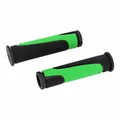 HAND GRIPS FOR MTB - NEWTON RUBBER BLACK/GREEN Lg125mm (PAIR)