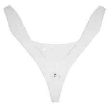 CACHE SUPERIEUR DE FACE AVANT ORIGINE PIAGGIO 125-250-300-400-500  MP3 2006>2008 BLANC 724  -6244320087-