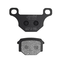 BRAKE PADS -POLINI FOR RIEJU 50 MRT Front, 50 SUPERMOTARD Front / GILERA 50 STALKER Front  (L 88.15mm - 56.1mm - H 49.1mm - 36.1mm - thk7.8mm - 10.2mm)  (174.0187)  (ORIGINAL)